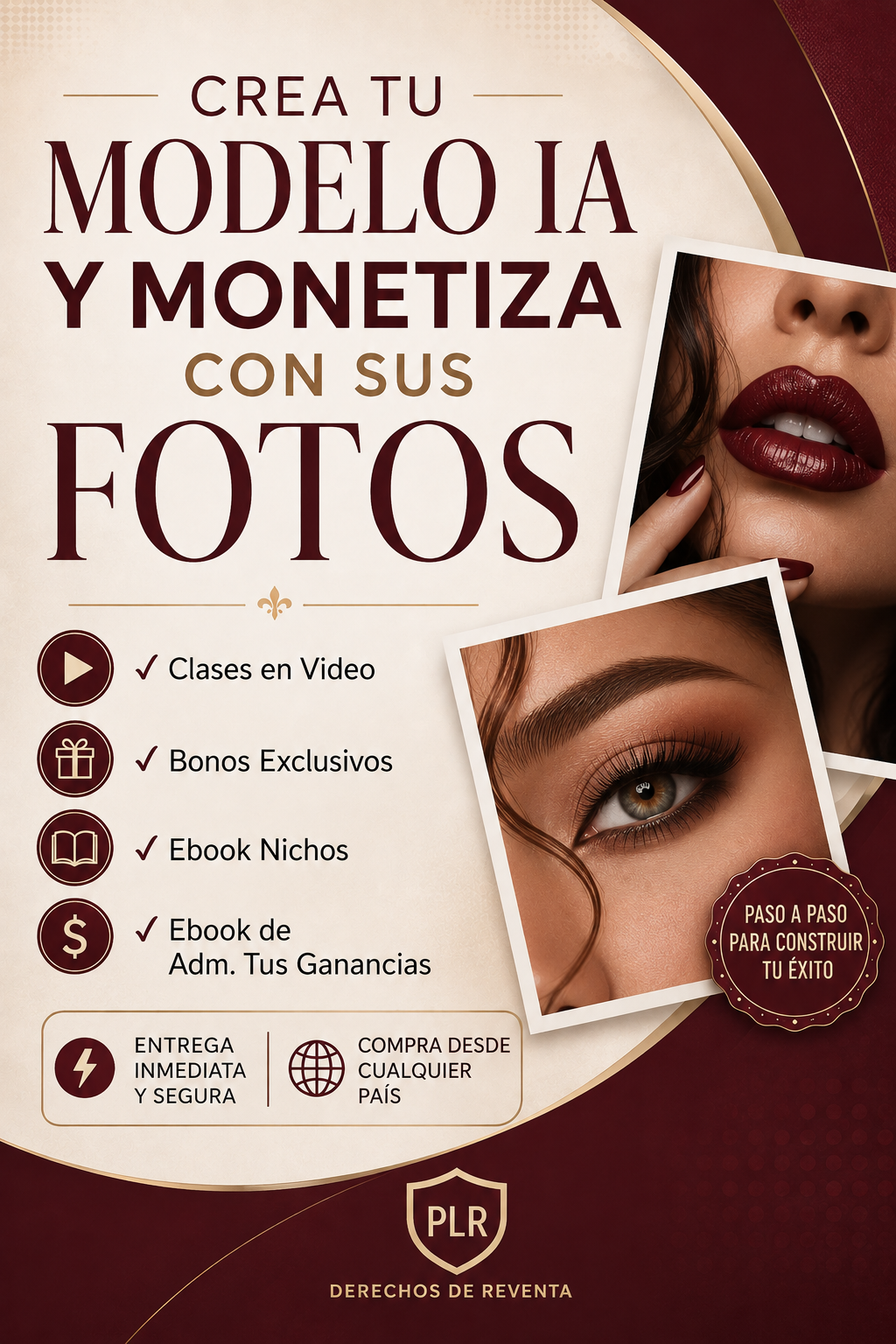 Crea tu modelo IA y monetiza con sus fotos.